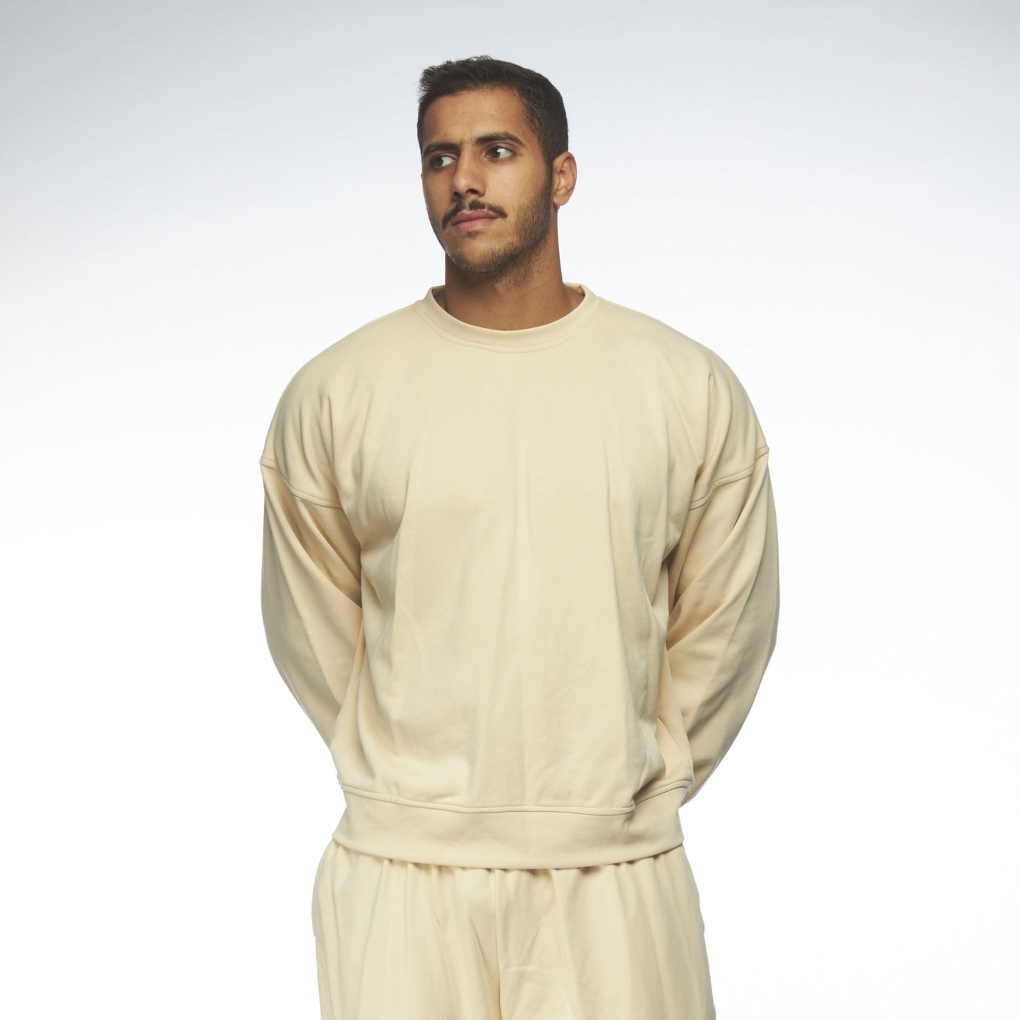 cotton crew neck sweatshirt